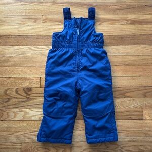 LL Bean Navy Blue Toddlers’ Cold Buster Snow Bibs Size 2T